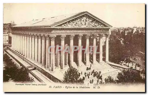 Cartes postales Paris Eglise de la Madeleine