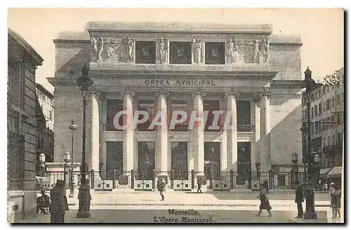 Cartes postales Marseille L'Opera Municipal