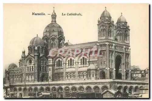 Cartes postales Marseille La Cathedrale