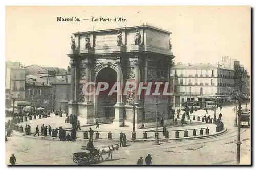 Cartes postales Marseille La Porte d'Aix