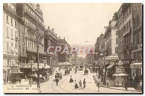 Cartes postales Marseille La Cannebiere