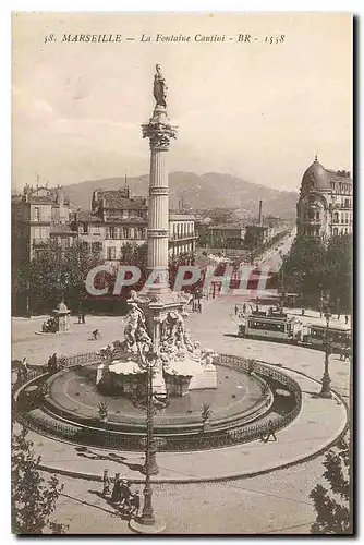 Cartes postales Marseille La Fontaine Cantini