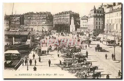 Cartes postales Marseille Le Quai des Belges