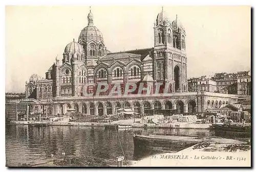 Cartes postales Marseille La Cathedrale