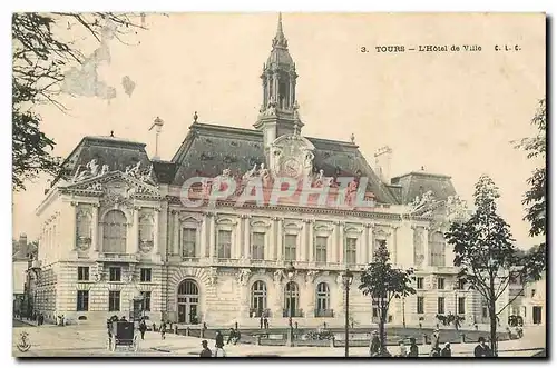 Cartes postales Tours L'Hotel de Ville