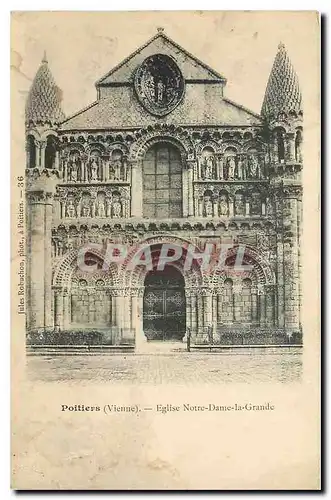 Cartes postales Poitiers Vienne Eglise Notre Dame la Grande