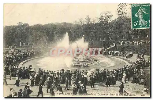 Ansichtskarte AK Versailles Le Bassin de Latone un Jour de Grandes Eaux