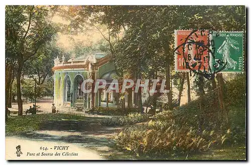 Cartes postales Vichy Parc et Sourse des Celestins
