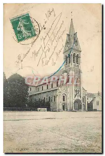 Ansichtskarte AK Le Mans Eglise Saint Julien