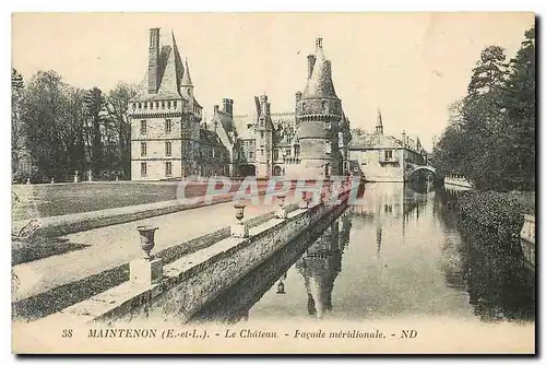 Cartes postales Maintenon E et L Le Chateau Facade meridionale