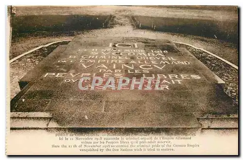 Cartes postales Foret de Compiegne Monument de l'Armistice