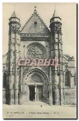 Ansichtskarte AK Compiegne L'Eglise Saint Antoine