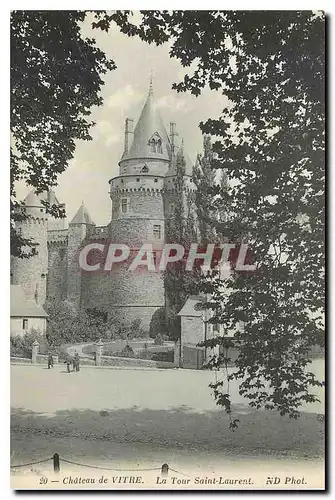 Ansichtskarte AK Chateau de Vitre La Tour Saint Laurent