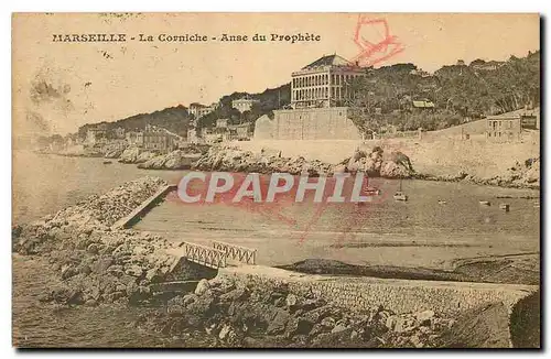 Ansichtskarte AK Marseille La Corniche Anse du Prophete