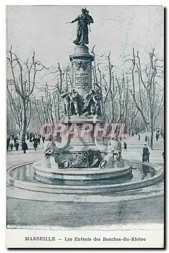 Cartes postales Marseille Les Enfants des Bouches du Rhone