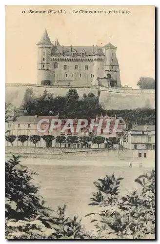 Cartes postales Saumur M et L Le Chateau et la Loire