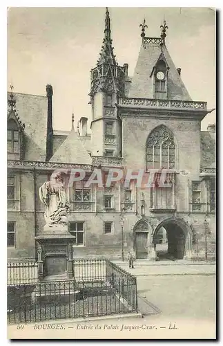 Cartes postales Bourges Entree du Palais Jacques Coeur