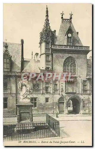 Cartes postales Bourges Entree du Palais Jacques Coeur