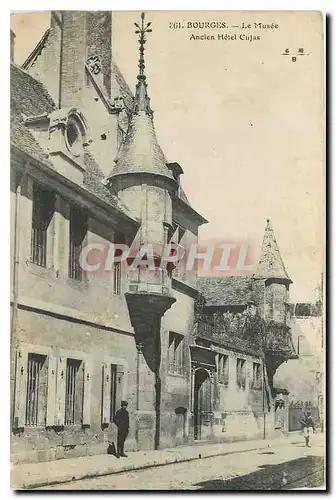 Ansichtskarte AK Bourges Le Musee Ancien Hotel Cujas