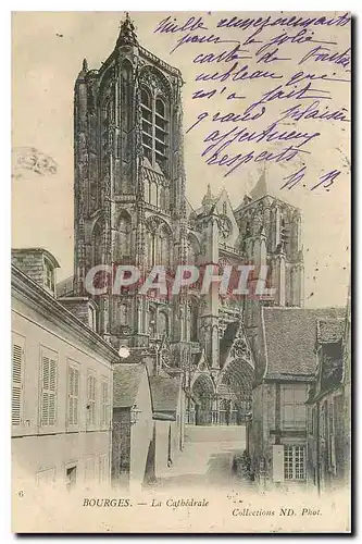 Cartes postales Bourges La Cathedrale