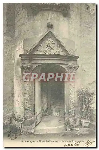 Cartes postales Bourges Hotel Lallemand Porte de la Tourelle