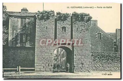 Ansichtskarte AK Guerande Loire Inf Porte de Saille