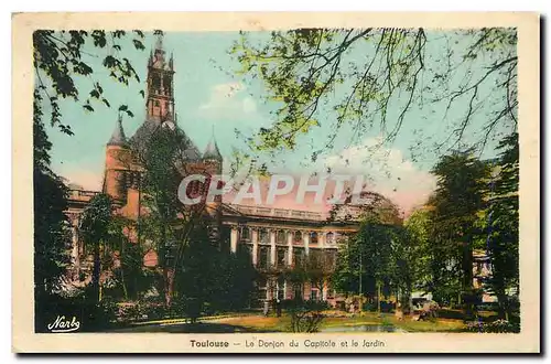 Ansichtskarte AK Toulouse Le Donjon du Capitole et le Jardin