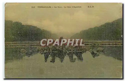 Cartes postales Versailles Le Parc Le Char d'Apollon