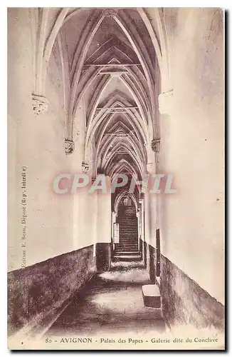 Cartes postales Avignon Palais des Papes Galerie dite du Conclave