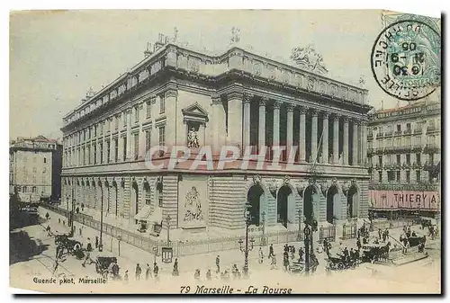 Cartes postales Marseille La Bourse