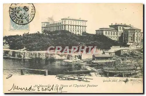 Cartes postales Marseille Le Pharo et l'Institut Pasteur