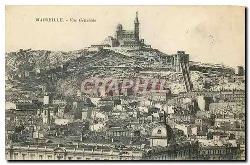 Cartes postales Marseille Vue generale