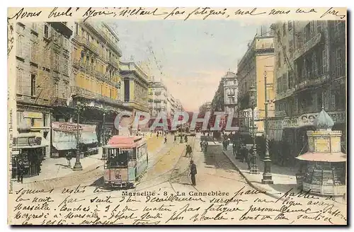 Cartes postales Marseille La Cannebiere