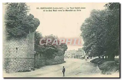 Cartes postales Guerande Loire Inf La Tour Saint Jean et le Bas Mail vers le Marche au Bois