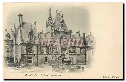 Cartes postales Bourges Le Palais Jacques Coeur