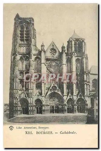 Cartes postales Bourges Cathedrale