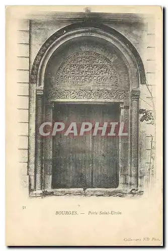 Cartes postales Bourges Porte Saint Ursin