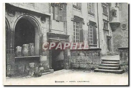 Cartes postales Bourges Hotel Lallemand
