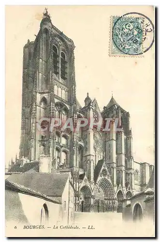 Cartes postales Bourges La Cathedrale