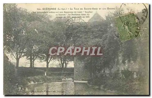 Cartes postales Guerande L Inf La Tour de Sainte Anne et les Douves