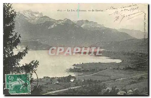 Cartes postales Le Lac d'Annecy vu de Servier