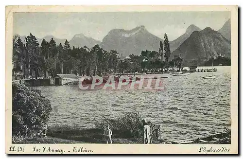 Ansichtskarte AK Lac d'Annecy l'Embarcadere