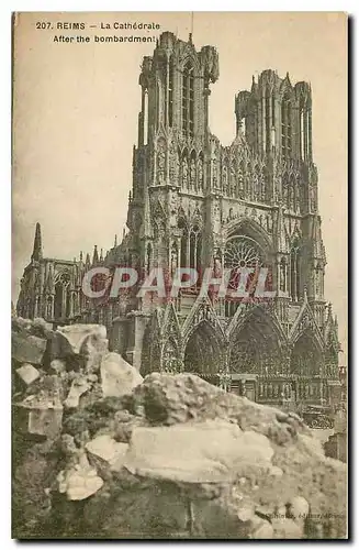 Cartes postales Reims La Cathedrale