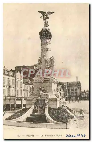 Cartes postales Reims La Fontaine Sube