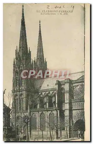 Cartes postales Clermont Ferrand La Cathedrale