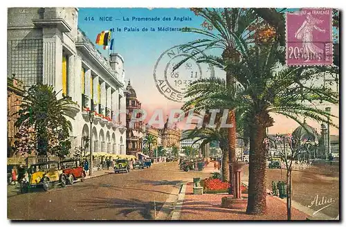 Cartes postales Nice La Promedae des Anglais et le Palais de la Mediterranee