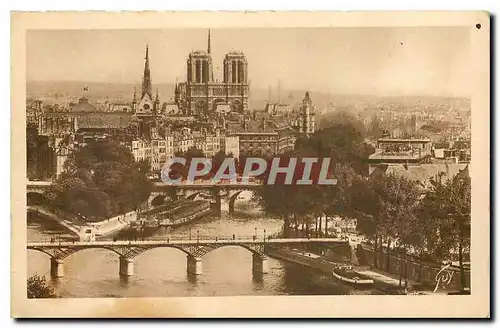 Ansichtskarte AK Notre beau Paris Perspective sur la Cite