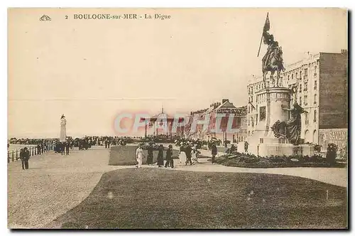 Cartes postales Boulogne sur Mer La Digue