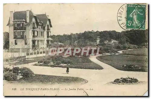 Ansichtskarte AK Le Touquet Paris Plage Le Jardin Public