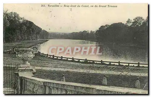 Ansichtskarte AK Versailles Bras droit du Canal vu du Grand Trianon